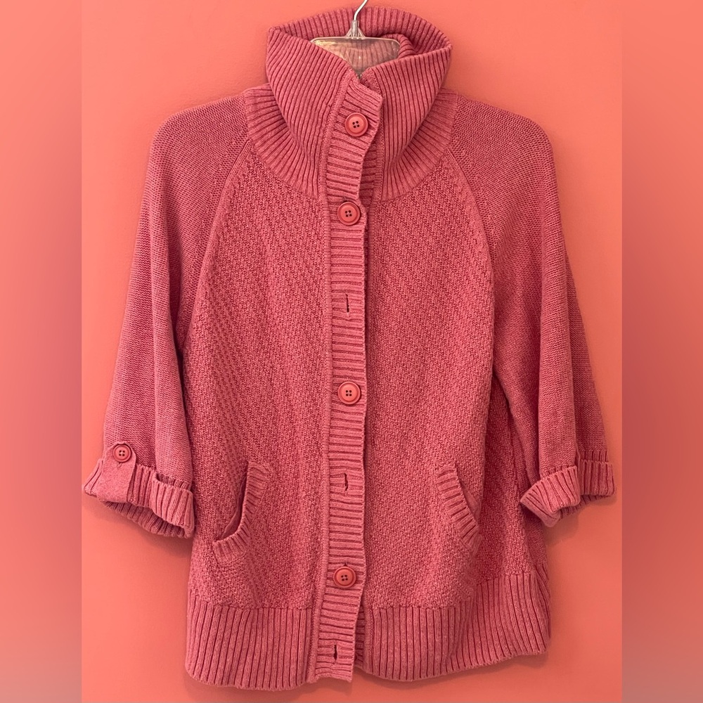 Sonoma Women's Pinkish Cardigan Sweater
